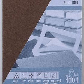ARTOZ Visitenkarten 1001 A7 107136146 220g, braun 5 Blatt