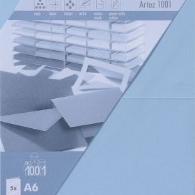 ARTOZ Karten 1001 A6 107322264 220g, pastellblau 5 Blatt