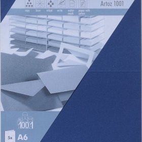 ARTOZ Karten 1001 A6 107322264 220g, classic blau 5 Blatt