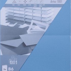 ARTOZ Karten 1001 B6 107362264 220g, marienblau 5 Blatt