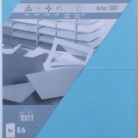 ARTOZ Karten 1001 E6 107372263 220g, azur 5 Blatt