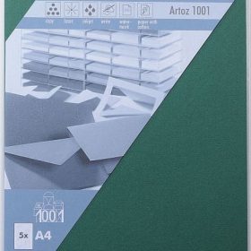 ARTOZ Karten 1001 A4 107696143 220g, racing green 5 Blatt