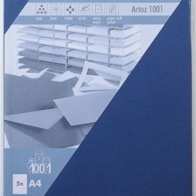 ARTOZ Karten 1001 A4 107696144 220g, classic blau 5 Blatt