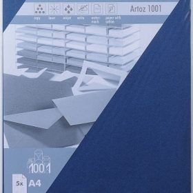 ARTOZ Papier 1001 A4 107796144 100g, classic blau 5 Blatt