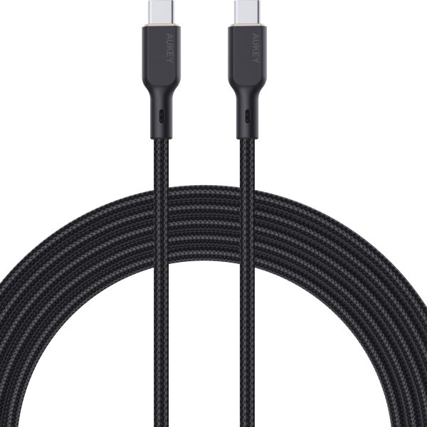AUKEY Cable USB-C-to-C Kevlar Core CB-KCC101 Nylon Braided,1.0m,100W,Bl.