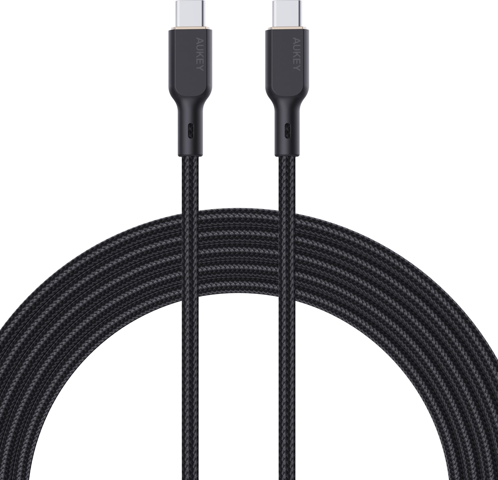 AUKEY-CB-KCC101-0689323785308 AUKEY Cable USB-C-to-C Kevlar Core CB-KCC101 Nylon Braided,1.0m,100W,Bl. – Hochwertig & günstig bei ShopDeca