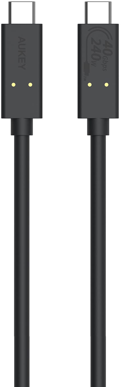AUKEY-CB-TCC241-0689323787456 AUKEY Hyper Link Cable C to C USB4 CB-TCC241 Gen2, 0.8m, 240W – Hochwertig & günstig bei ShopDeca