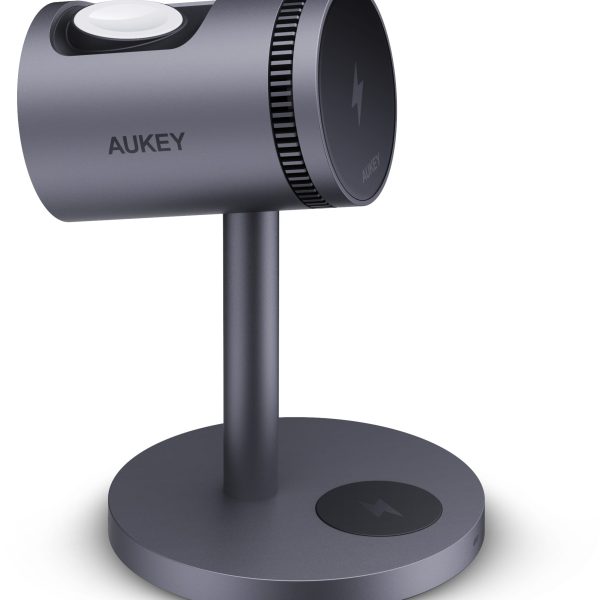 AUKEY MagFusion 3-IN-1 Pro LC-MC311A Wireless Charger 15W, Black