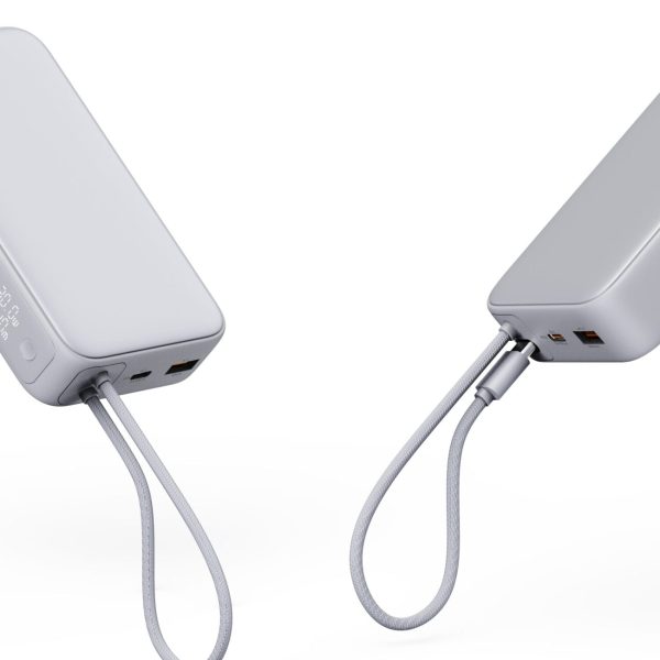 AUKEY Spark Sling 20000mAh PB-Y48 WH 100W PD Bild-in-USB-C, white