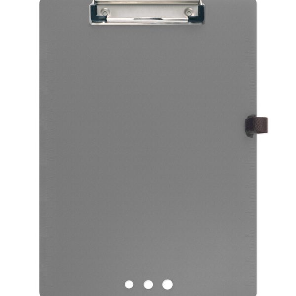 AURORA Klemmbrett A4 19011 grau Kunststoff hoch