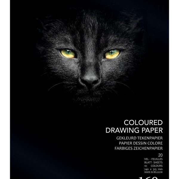 AURORA Zeichenblock 24X31,5cm BL37 color, 160g 20 Blatt