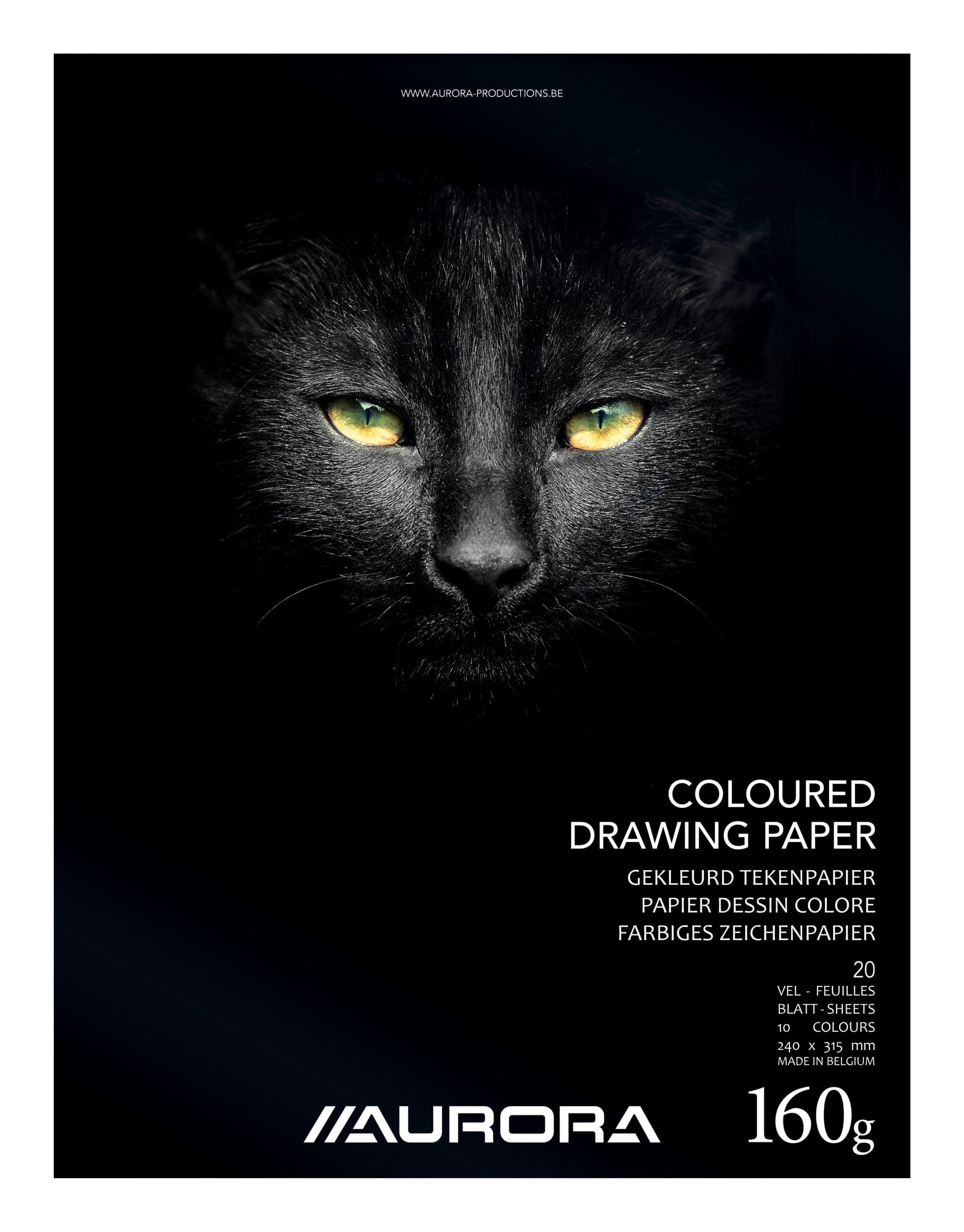 AURORA-BL37-5411028074198 AURORA Zeichenblock 24X31,5cm BL37 color, 160g 20 Blatt – Hochwertig & günstig bei ShopDeca