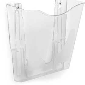 DEFLECTO Wandprospekthalter DocuPocket CP078YTCRY A4