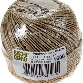 BAECHI Packschnur LFC poliert 541016011 160m, 100g 0,8mm