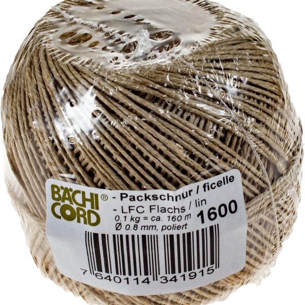 BAECHI Packschnur LFC poliert 541016011 160m, 100g 0,8mm