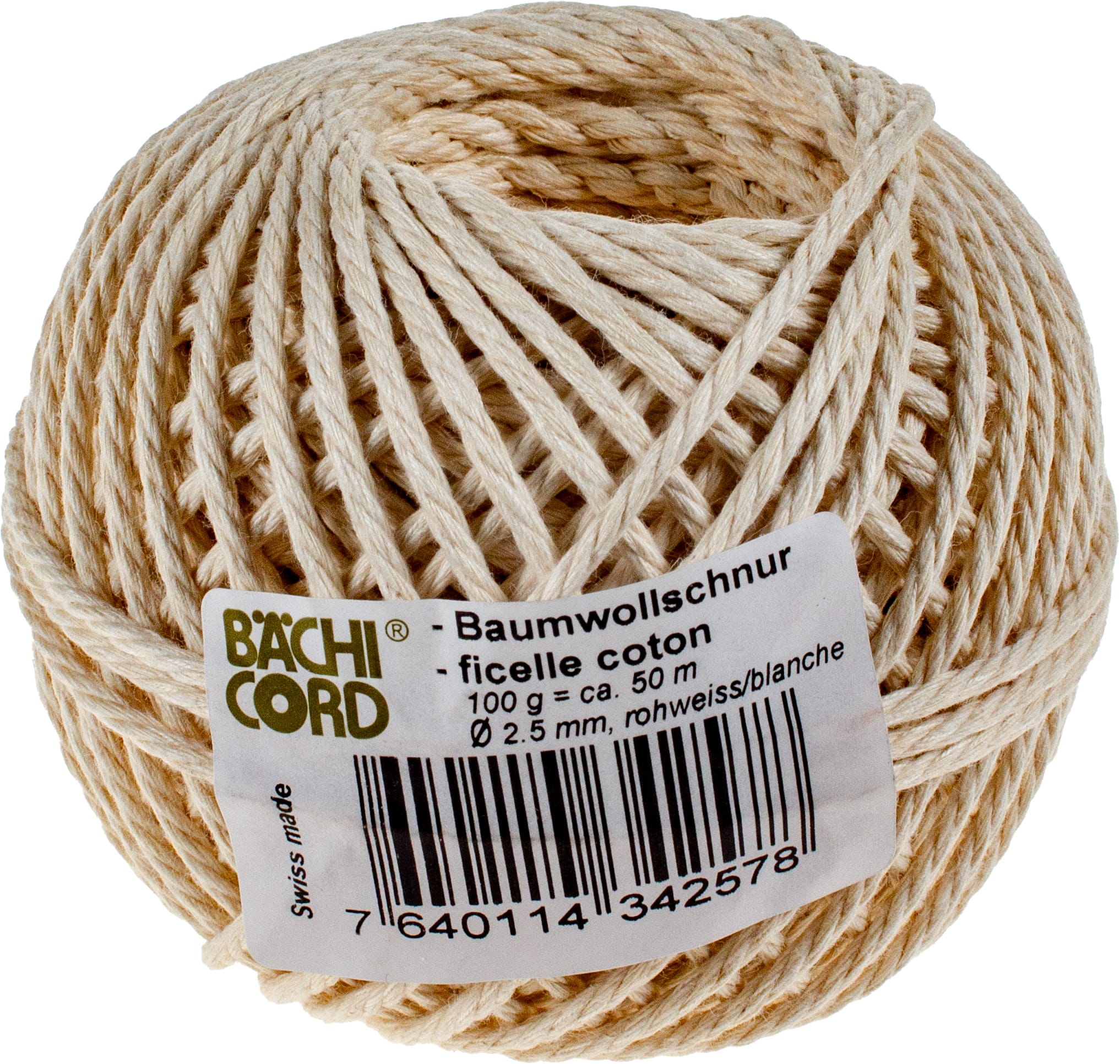 BAECHI-710.05025-7640114342578 BAECHI Packschnur 710.05025 50m 2,5mm – Hochwertig & günstig bei ShopDeca