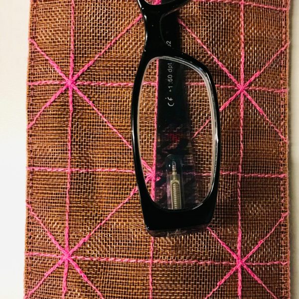 BEADBAGS Etui Crispy Cement NETDDCN1 grau/pink 10x1.5x19cm