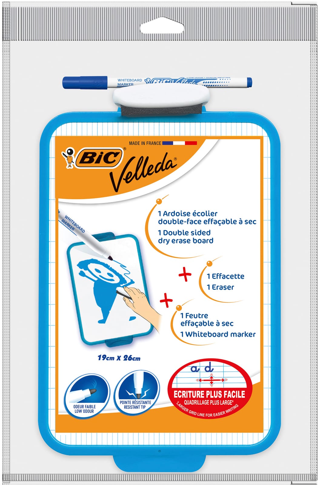 BIC-841360-3086129999576 BIC Schultafel Velleda 841360 weiss 19x26cm – Hochwertig & günstig bei ShopDeca