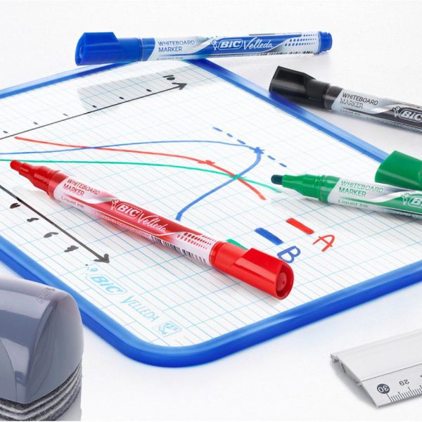 BIC Whiteboard Liquid Ink 902094 4 Farben, Etui