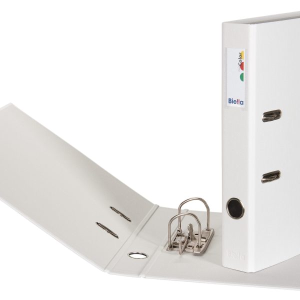 BIELLA Ordner Plasticolor 4cm 10740401U weiss A4