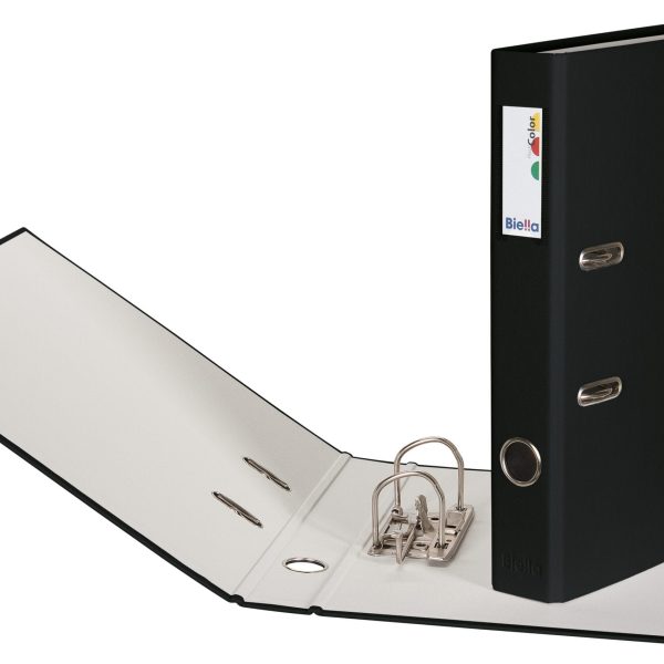 BIELLA Ordner Plasticolor 4cm 10740402U schwarz A4