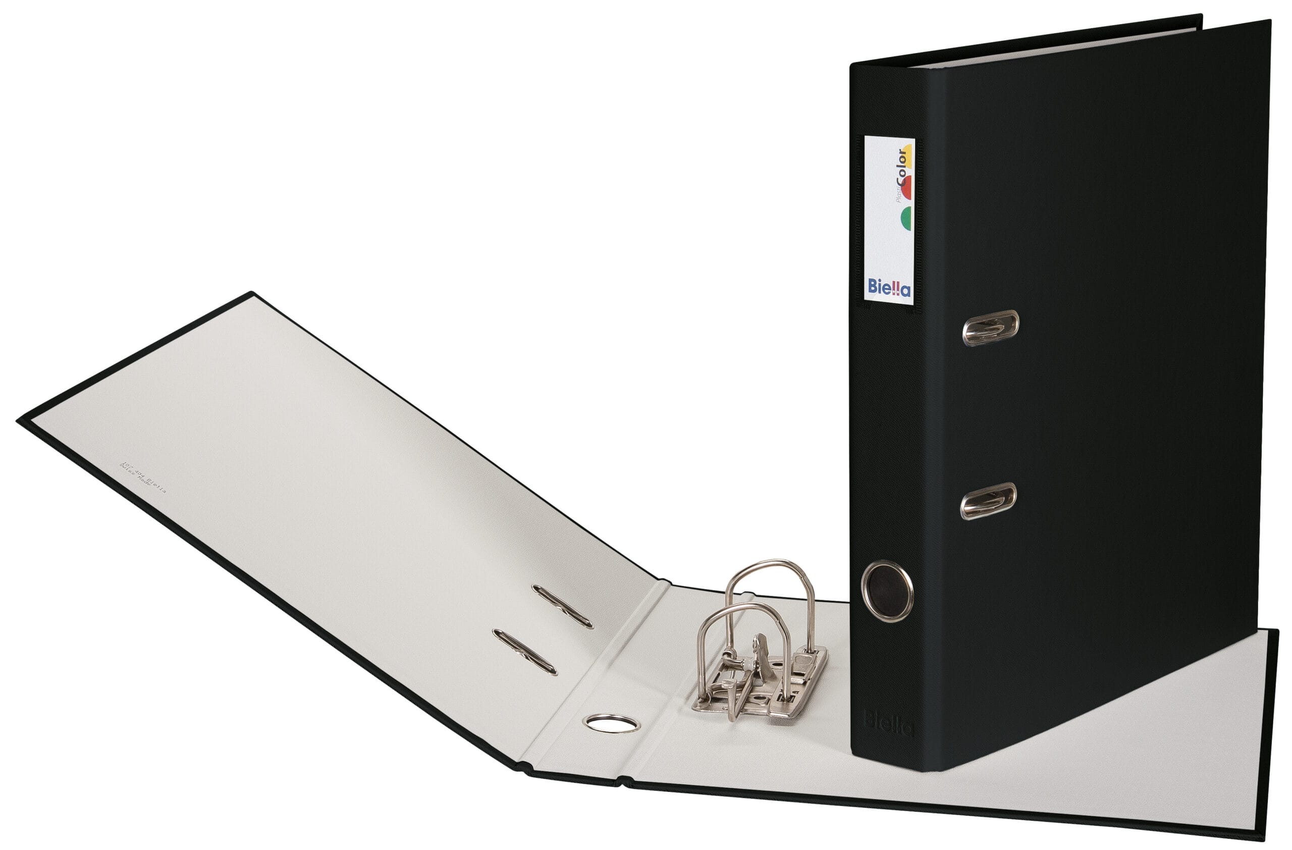 BIELLA-10740402U-7611365200535 BIELLA Ordner Plasticolor 4cm 10740402U schwarz A4 – Hochwertig & günstig bei ShopDeca