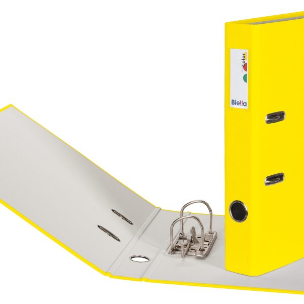 BIELLA Ordner Plasticolor 4cm 10740420U gelb A4