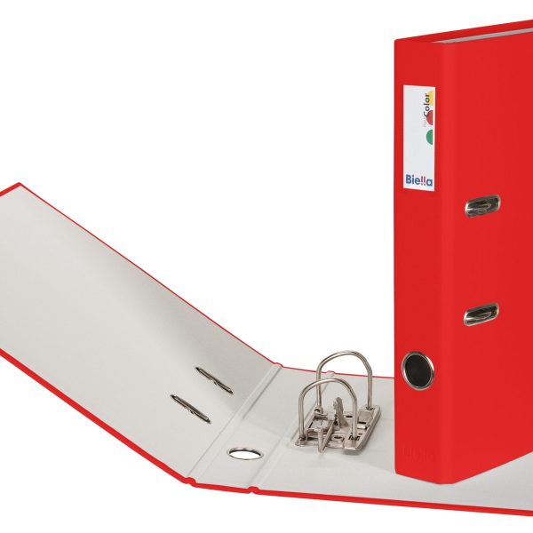 BIELLA Ordner Plasticolor 4cm 10740445U rot A4