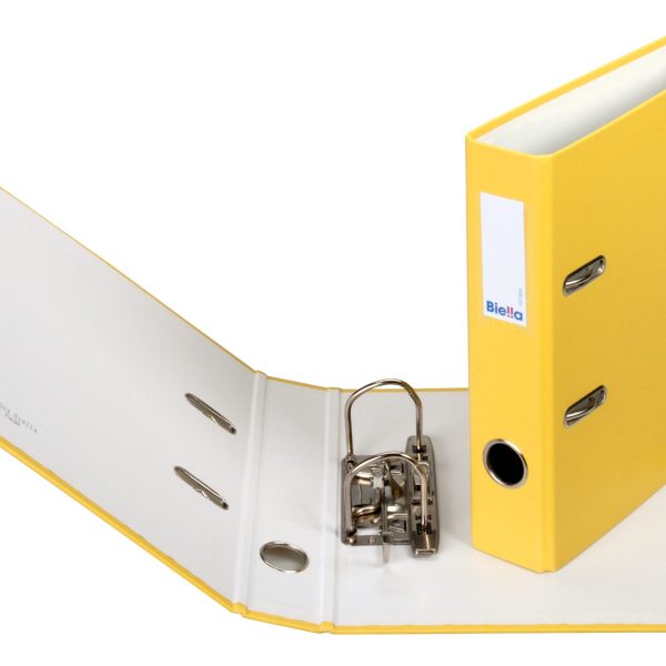 BIELLA Ordner Plasticolor 4cm 10750420U gelb A5