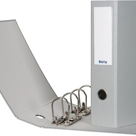 BIELLA Ordner 8cm 12042800U 2 Machaniken grau 2xA5
