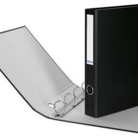 BIELLA Zeigebuch Dinor-Quatro 4cm 12644402U schwarz, 4-Ring A4