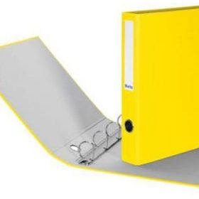 BIELLA Zeigebuch Dinor-Quatro 4cm 12644420U gelb, 4-Ring A4