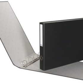 BIELLA Ringbuch Plasti-Quatro 4cm 12735402U schwarz 4-Ring A3 quer