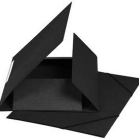 BIELLA Gummibandmappe A4 17840002U schwarz, 590gm2 220 Bl.