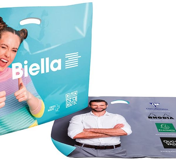 BIELLA Plastik-Tragetasche 60x48cm 19995000U weiss