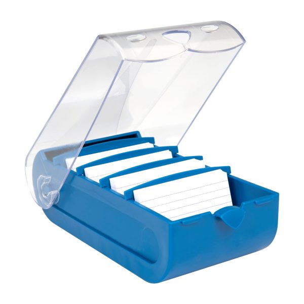 BIELLA Karteikartenbox Bunny A8 20885105U blau 10x6.2x19.5cm