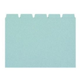 BIELLA Kartei-Leitkarten blanko A6 21065505U blau 25-teilig
