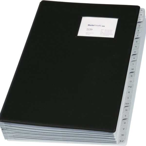 BIELLA Pultmappe Pronto A4 32042402U schwarz A-Z