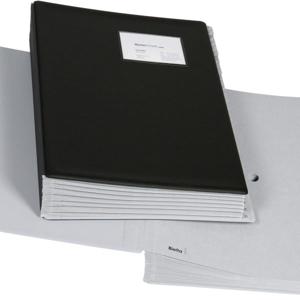 BIELLA Pultmappe Pronto A4 32043102U schwarz 31-teilig