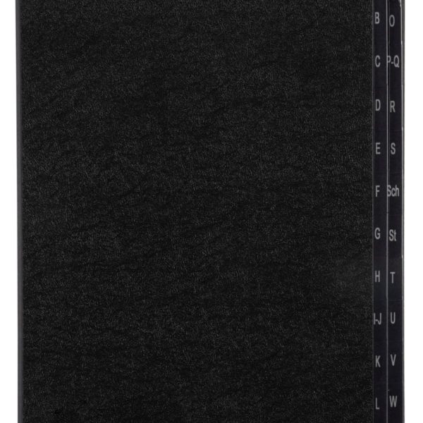 BIELLA Pultmappe A4 32342400U schwarz A-Z