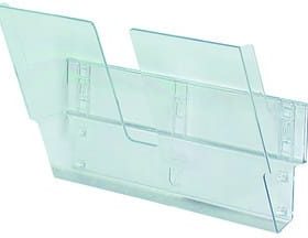 BIELLA Wandfach Murama A4 quer 36545003U transparent, bis 200 Blatt