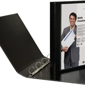 BIELLA Zeigebuch Creative XL#2 2.5cm 44342502U schwarz, 4-Ring A4