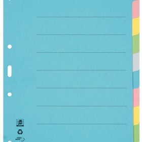 BIELLA Kartonregister A4 46141000U bunt 10-teilig