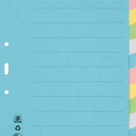 BIELLA Kartonregister A4 46141200U bunt 12-teilig