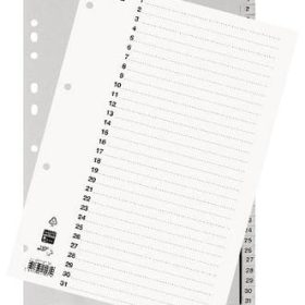 BIELLA Register PP A4 47143100U grau 1-31
