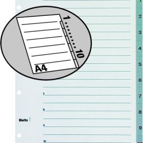 BIELLA Register PP A4+ 47841000U grau 1-10