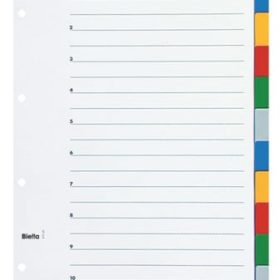 BIELLA Register PP A4+ 47901000U farbig 10-teilig