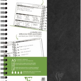 BIELLA Agenda AgeBag undatiert 782391C my Daily 125 Blatt schwarz A5