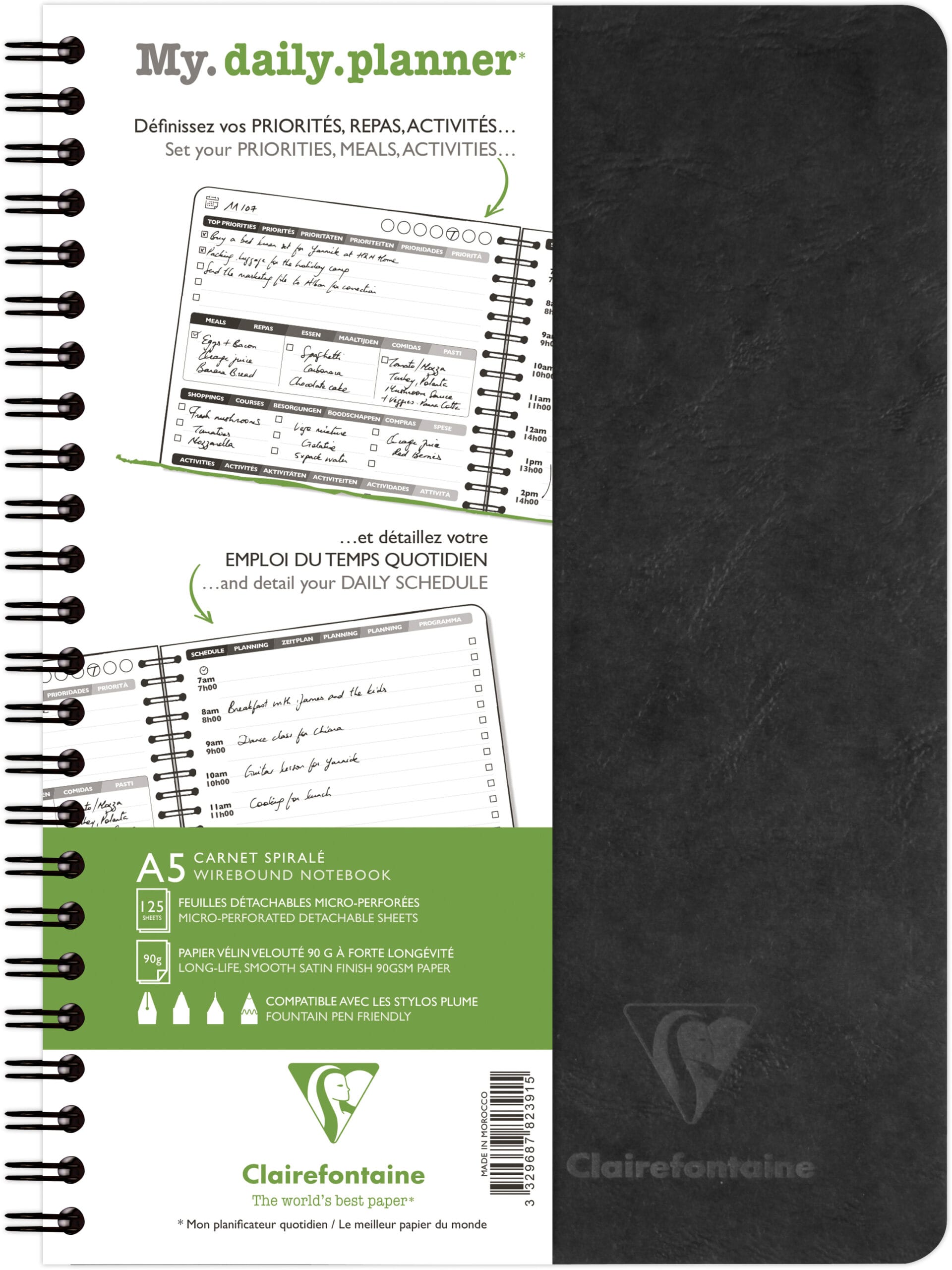 BIELLA-782391C-3329687823915 BIELLA Agenda AgeBag undatiert 782391C my Daily 125 Blatt schwarz A5 – Hochwertig & günstig bei ShopDeca