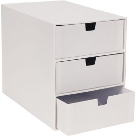 BIGSO BOX OF SWEDEN Schubladenbox Ingrid 15751300 3 Schubladen, weiss